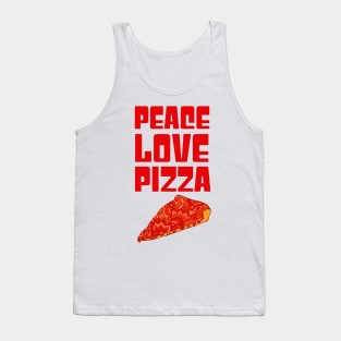 Peace Love Pizza Tank Top